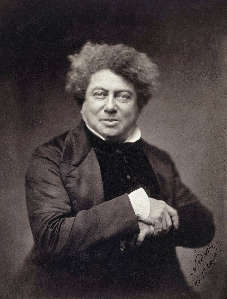 Fotoporträt von Alexandre Dumas von Nadar